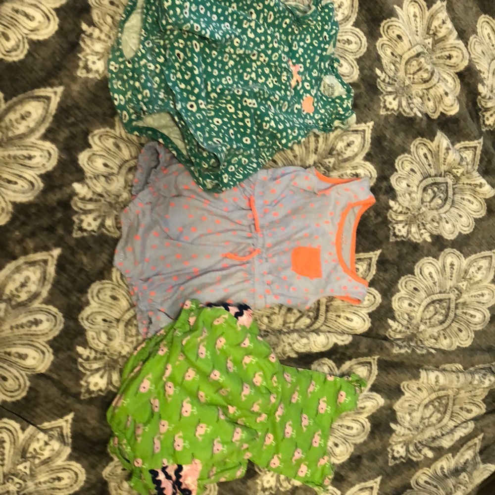 Baby Girl Onesie / Romper (3 piece lot) 12m